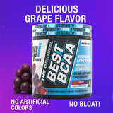 Saveur raisin BPI Best BCAA, boisson gourmande pour hydratation et récupération.