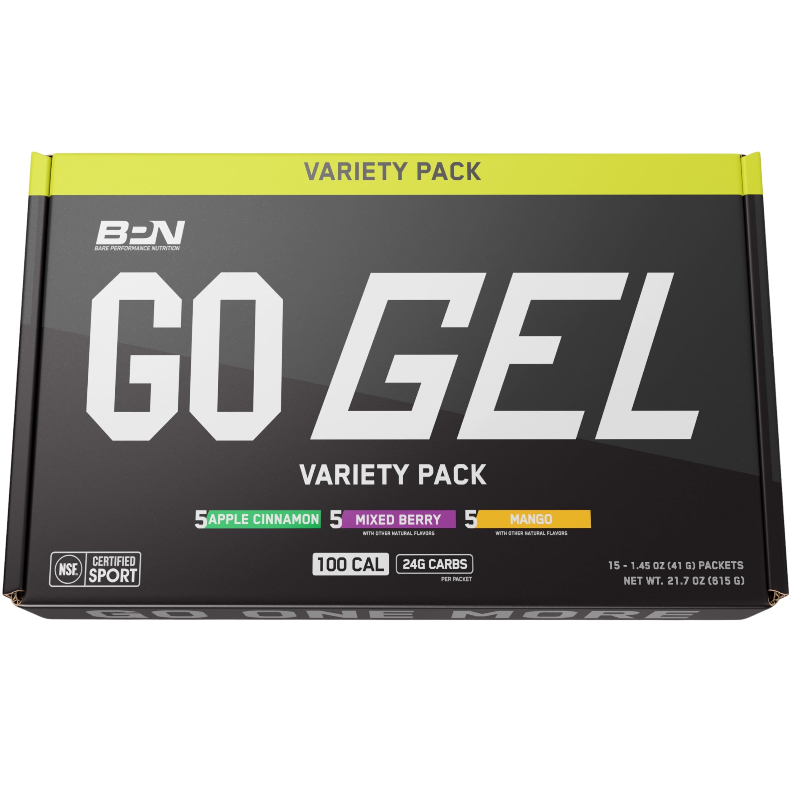 Gel BPN Go Endurance vegan sans gluten, convient à votre régime