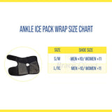 Brace Direct pack gel pied-cheville, intérieur doux pour confort prolongé