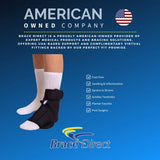 Brace Direct pack gel pied-cheville, fixation par bandes auto-agrippantes pour ajustement sûr