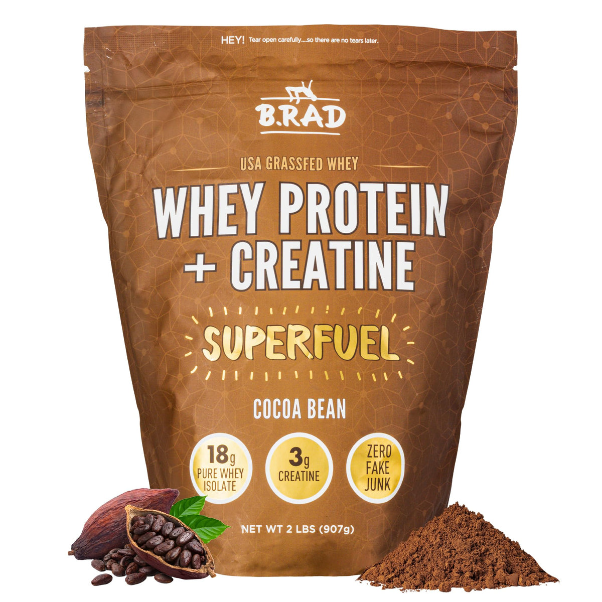 B.rad Superfuel — poudre isolat de protéine de lait et créatine, soutien récupération après l’entraînement.