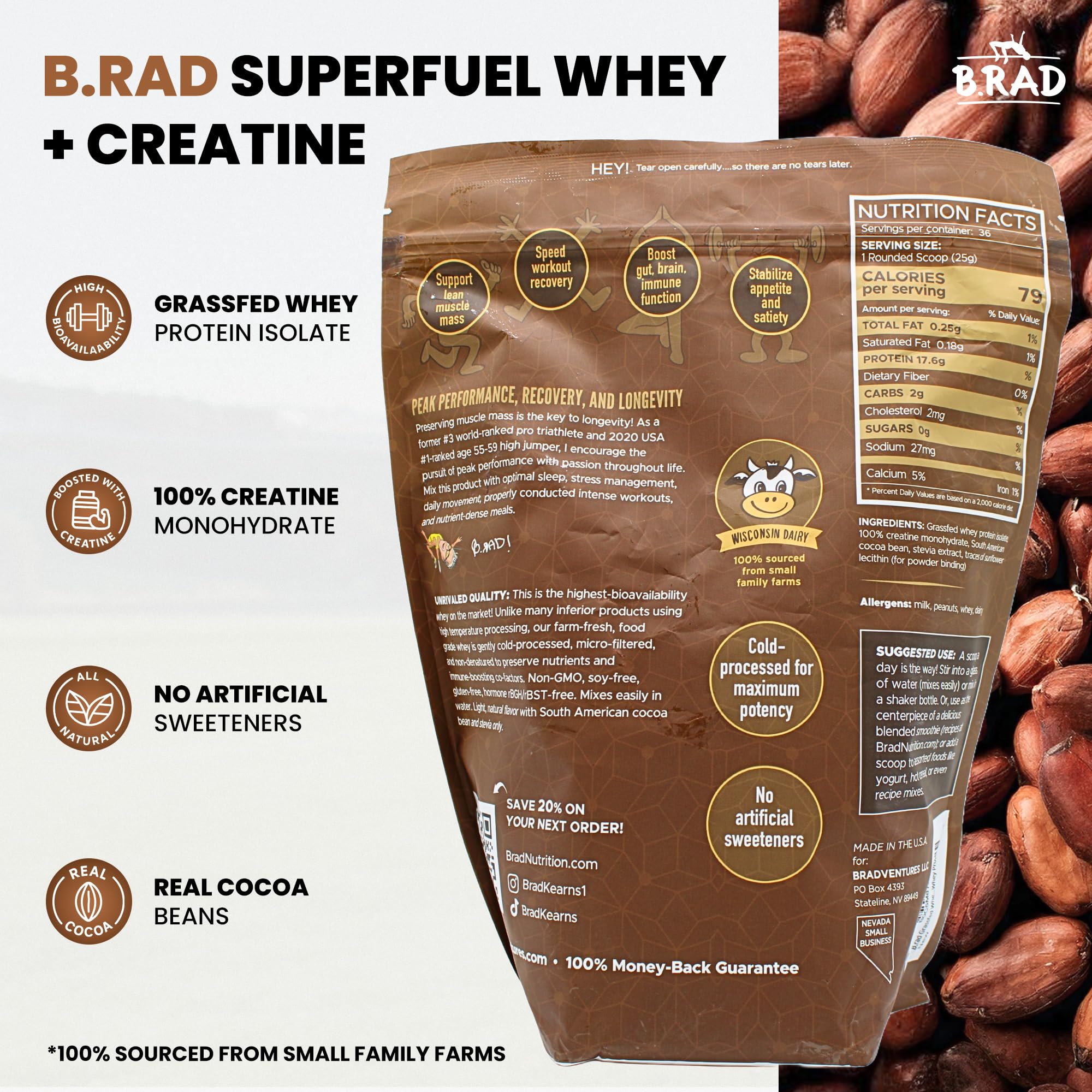 B.rad Superfuel — soutien récupération et performance lors des sessions sportives.
