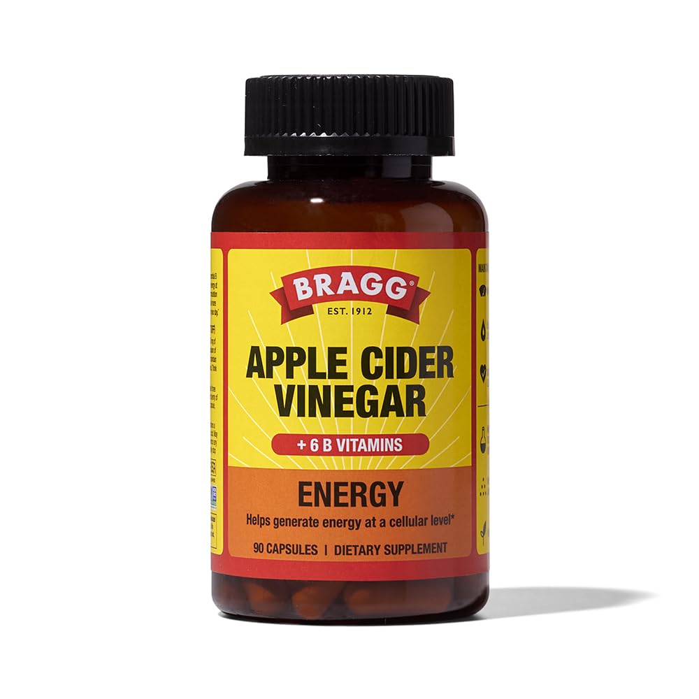 Capsules Bragg ACV, bouteille d'énergie durable au quotidien.