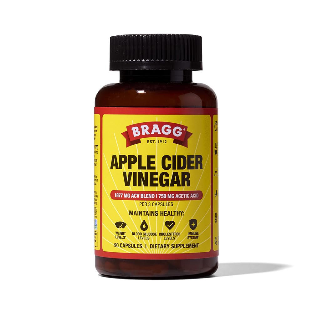 Bragg ACV Capsules, bouteille visible et routine quotidienne facilitée.