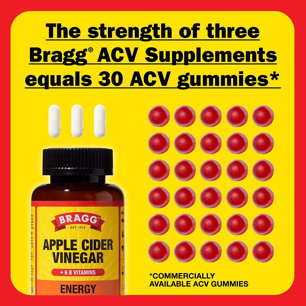 Emballage Bragg ACV sans sucre, produit végan.