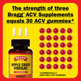 Emballage Bragg ACV sans sucre, produit végan.