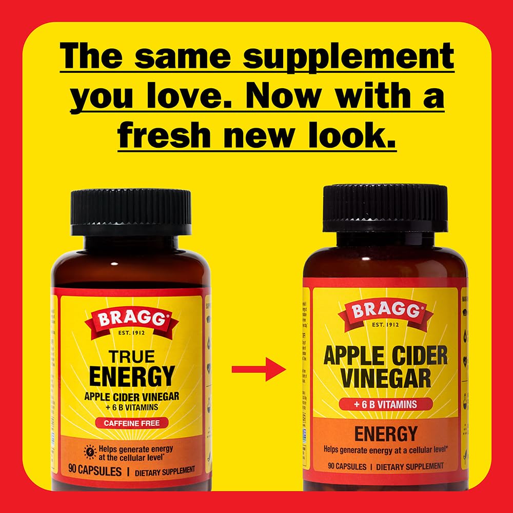 Bragg ACV Capsule - Capsule facile à avaler avec de l’eau.