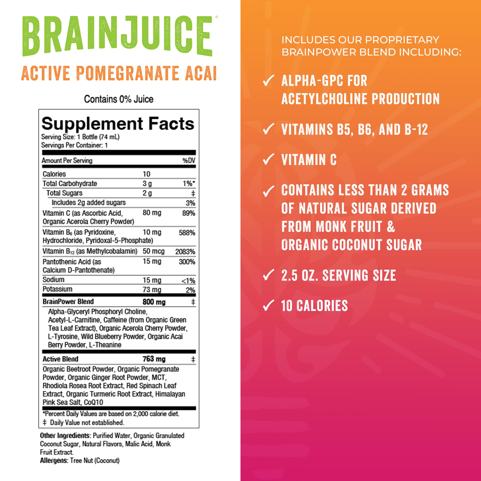 BrainJuice Active emballage recyclable, option durable pour votre routine sportive.