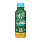 BrainJuice Shot décaféiné Peach Mango – emballage aluminium recyclable.
