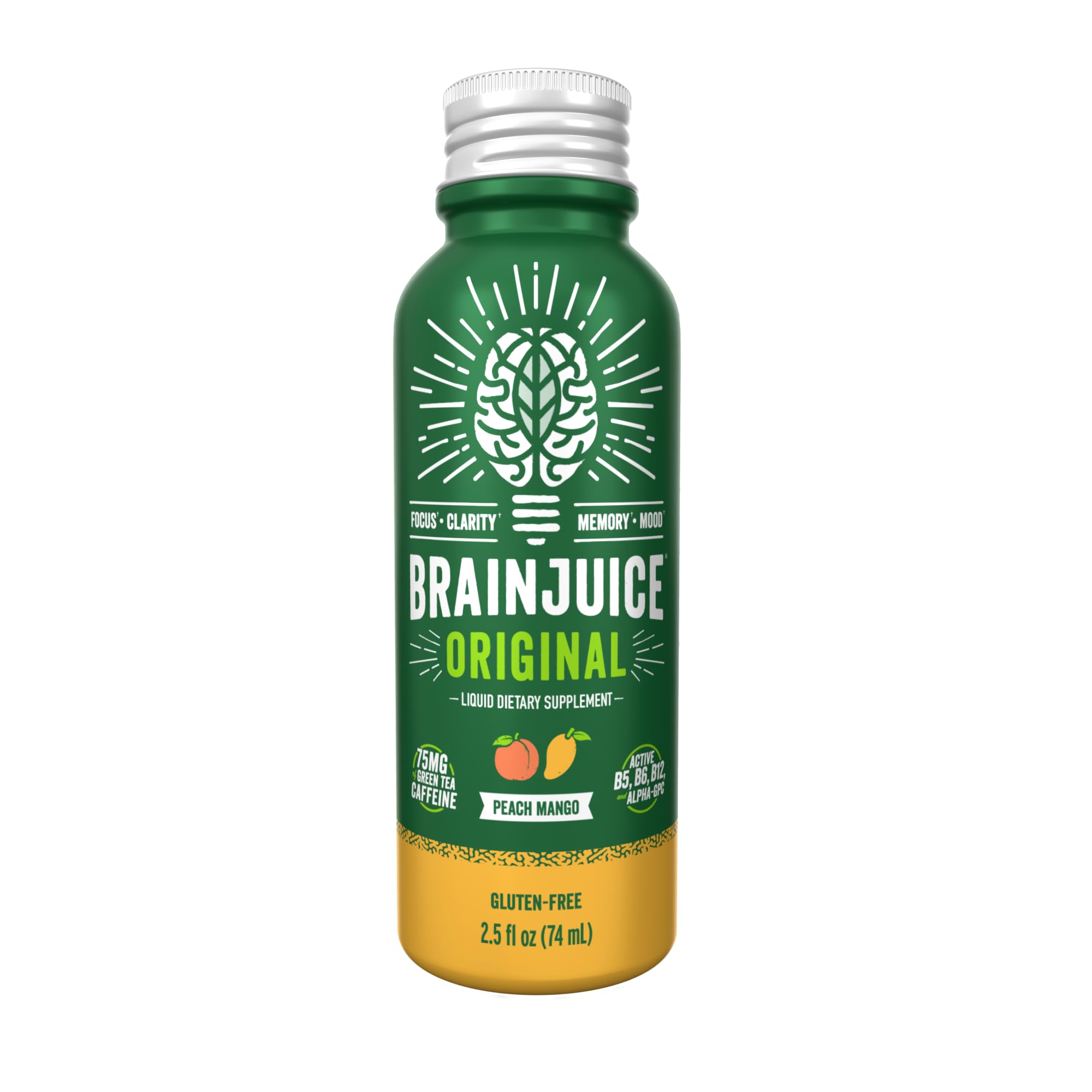 Utilisation quotidienne BrainJuice Shot pour énergie et focus.
