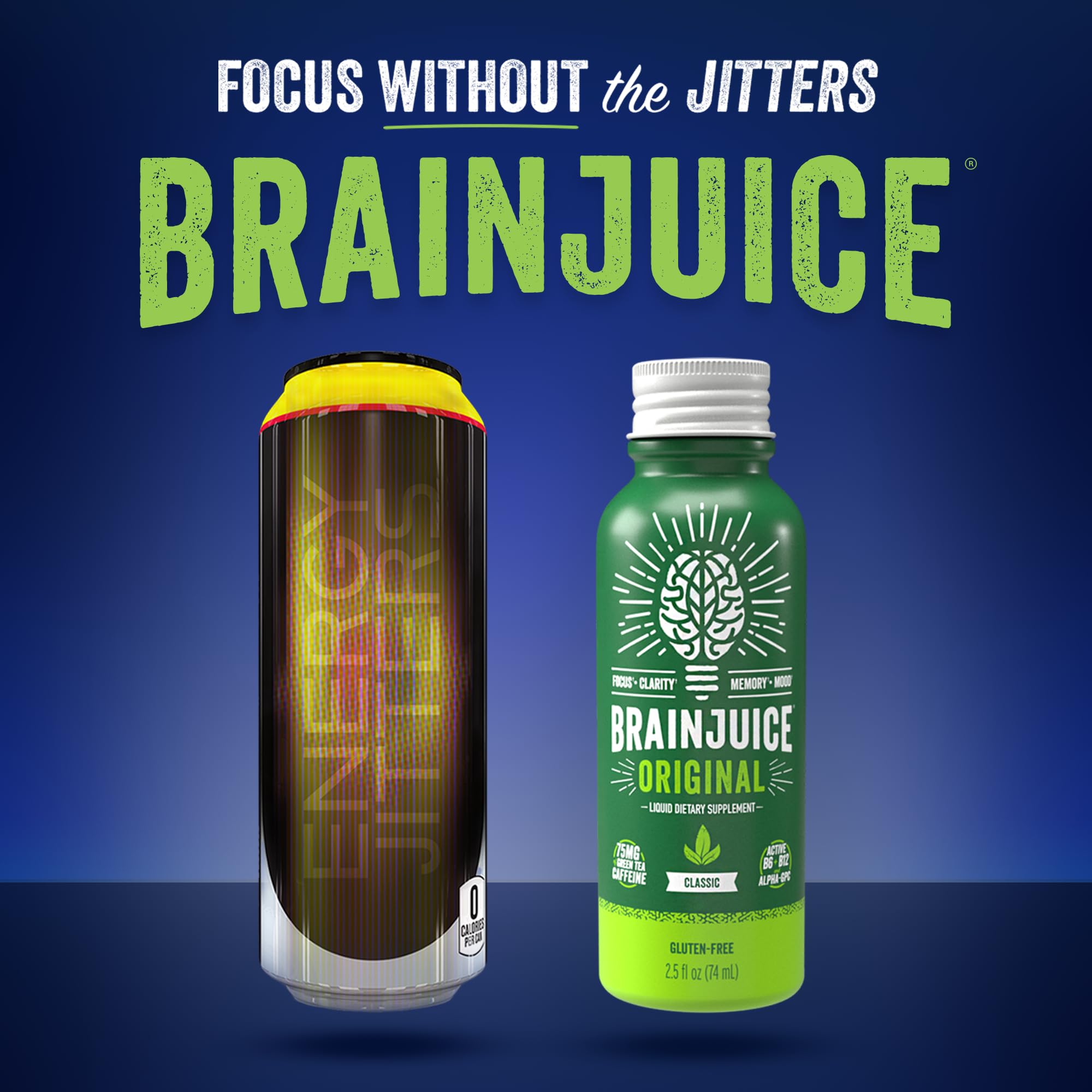 BrainJuice Shot Vitalité Quotidienne: énergie quotidienne pour rester alerte.
