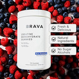 BRAVA NUTRITION Gommes de créatine Brava – étiquette ingrédients naturels