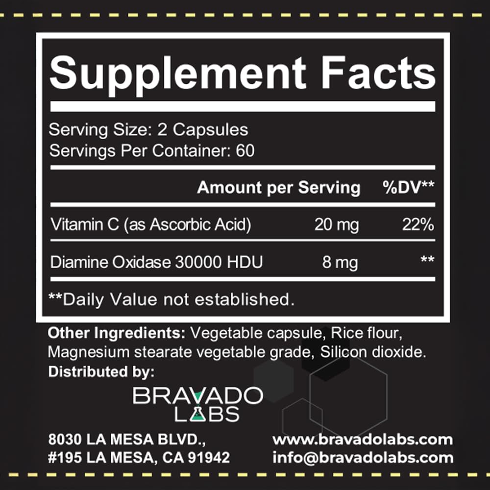 Bravado Labs Bouteille visible, étiquette claire facilitant l'achat et le réapprovisionnement