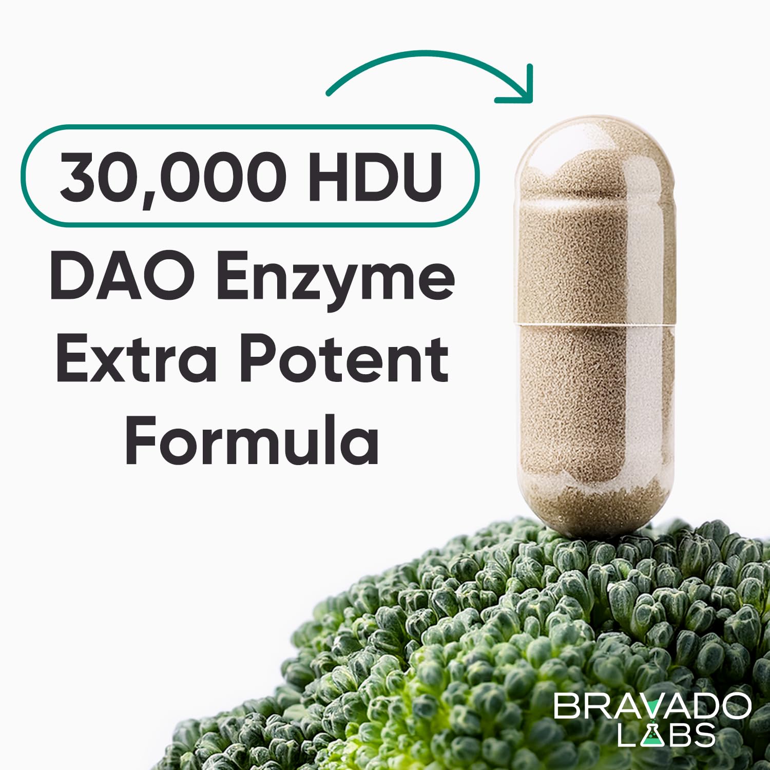 Bravado Labs Immunité et histamine, enzyme DAO pour un confort post-repas
