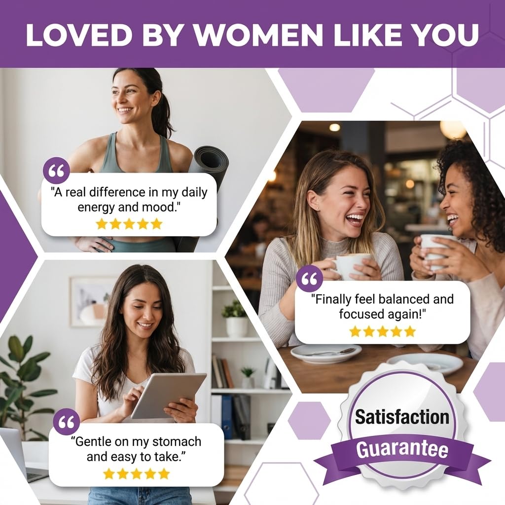 Bravado Labs Libido Femmes – tableau d'ingrédients à base de plantes pour le bien-être.
