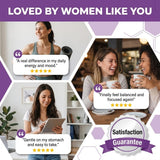 Bravado Labs Libido Femmes – tableau d'ingrédients à base de plantes pour le bien-être.