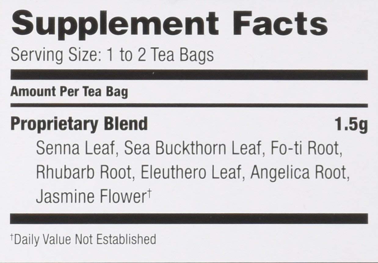 Ingrédient racine de rhubarbe dans Bravo Tea, infusion riche