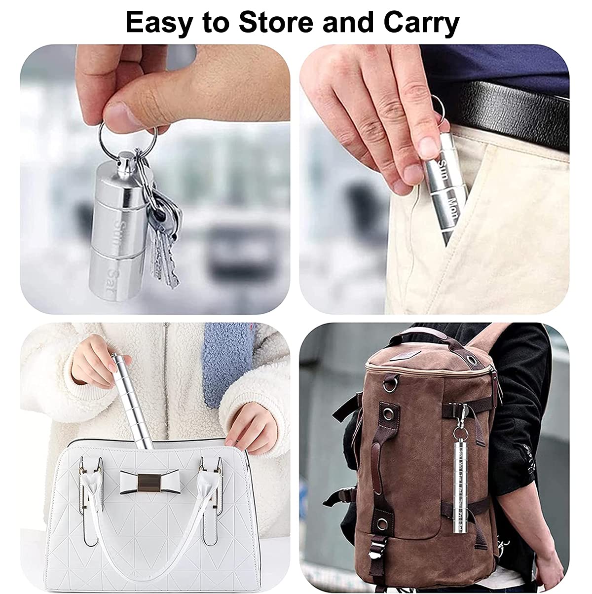 BravOne boucle montagne: facile à accrocher sur sac ou clé.