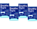 Bandes nasales transparentes et grandes de Breathe Right pour peau sensible.