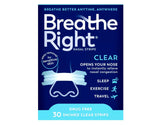 Confort discret et retrait facile des bandes nasales Breathe Right.