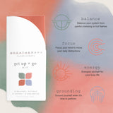 Breatherapy Get Up + Go Kit, pastille équilibre: esprit posé et calme potentiel.