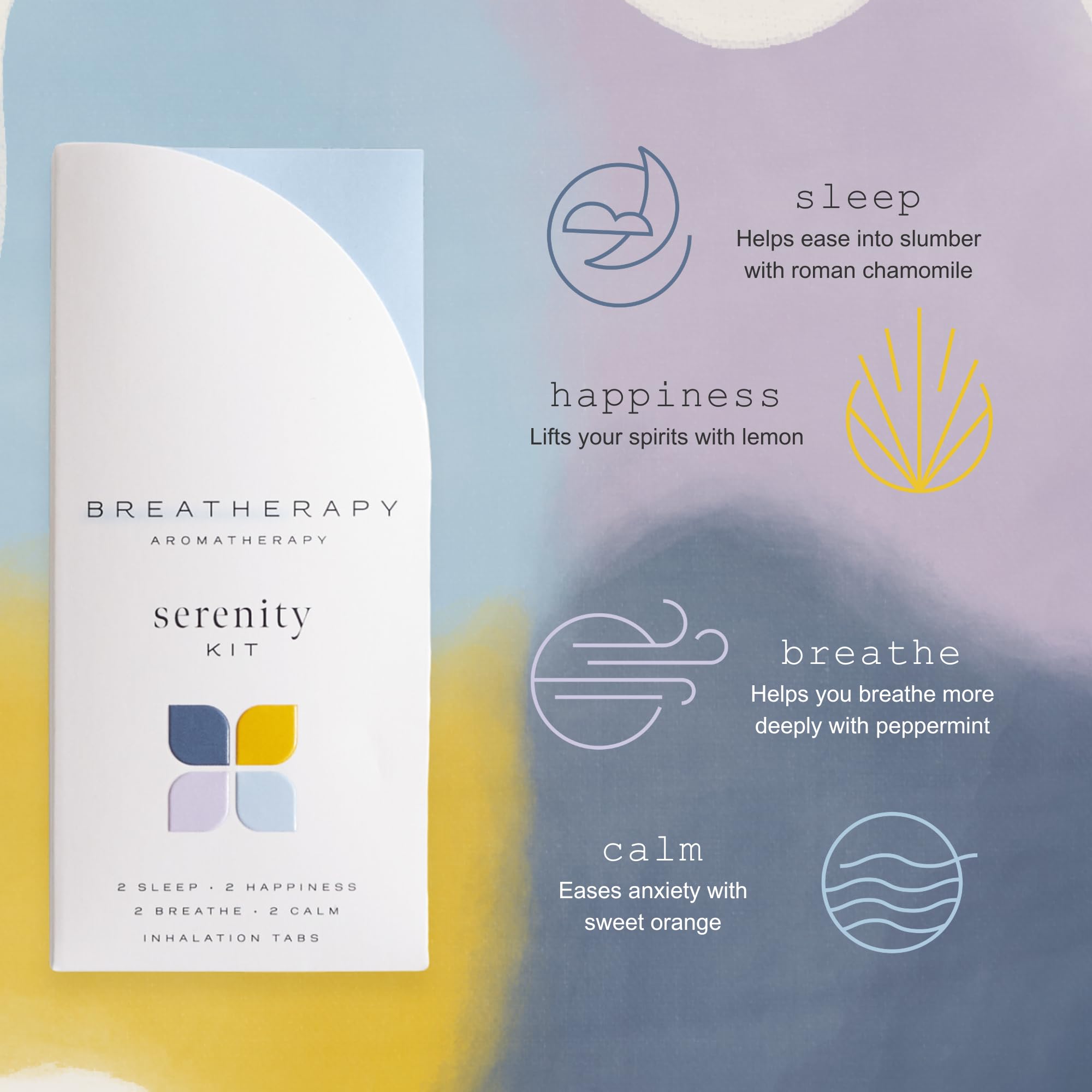 Breatherapy Serenity Kit pastilles calme: favorise une respiration posée et sérénité