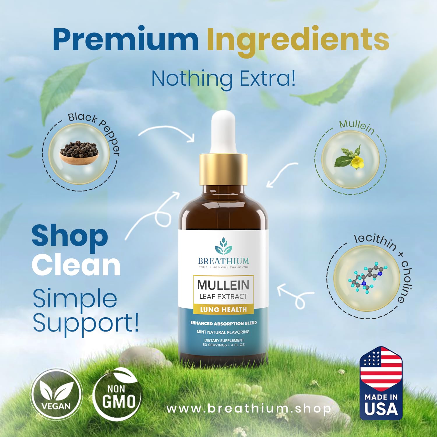 Breathium Immunite Soutien: soutien potentiel du système immunitaire.