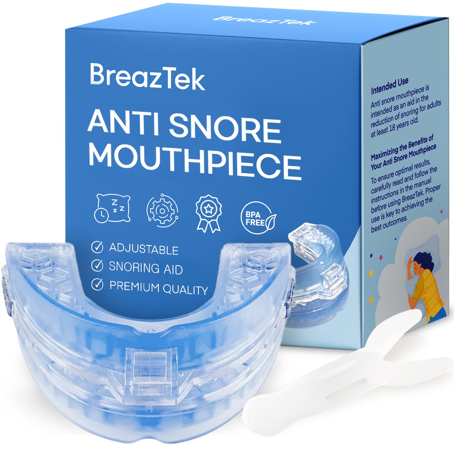 BreazTek étui hygiénique pour le rangement après chaque utilisation.