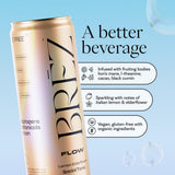 BRĒZ FLOW canette lumineuse prête à déguster sans alcool