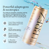 BRĒZ FLOW ingrédients naturels citron et fleur de sureau pour détente