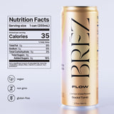 BRĒZ FLOW citron et fleur de sureau, boisson rafraîchissante