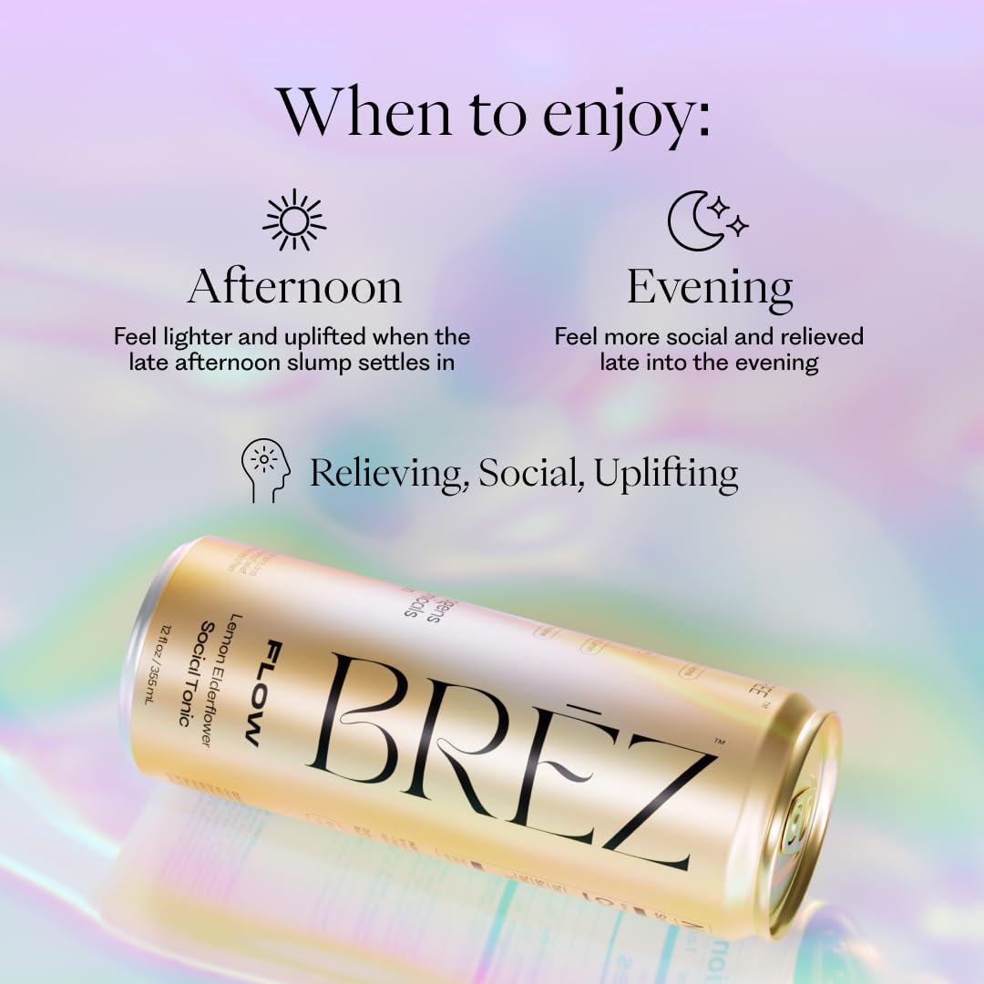 BRĒZ FLOW verre avec bulles, expérience pétillante