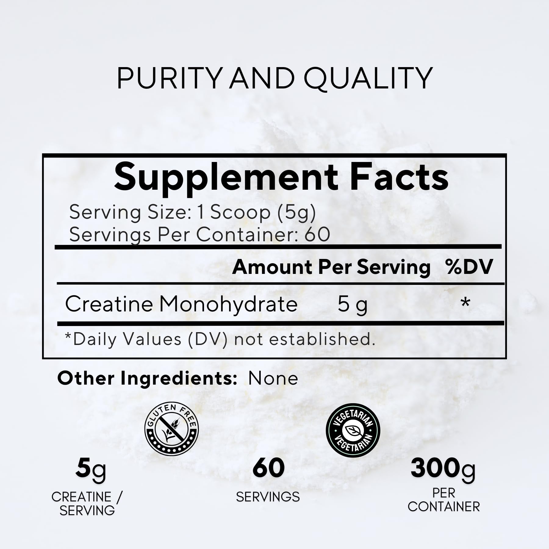 Bricker Labs Creatine Monohydrate : emballage pratique de 60 portions pour le quotidien.