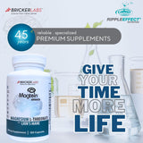 Bricker Labs Magtein Lionmane – certificat qualité et traçabilité visible.