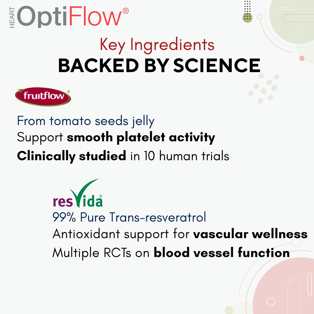Étiquette OptiFlow affichant FruitFlow et resVida pour la circulation.