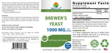 Brieofood Levure de bière dosage quotidien pour routine santé.