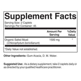 Brieofood Safed Musli: emballage bio certifié, symbole de qualité.