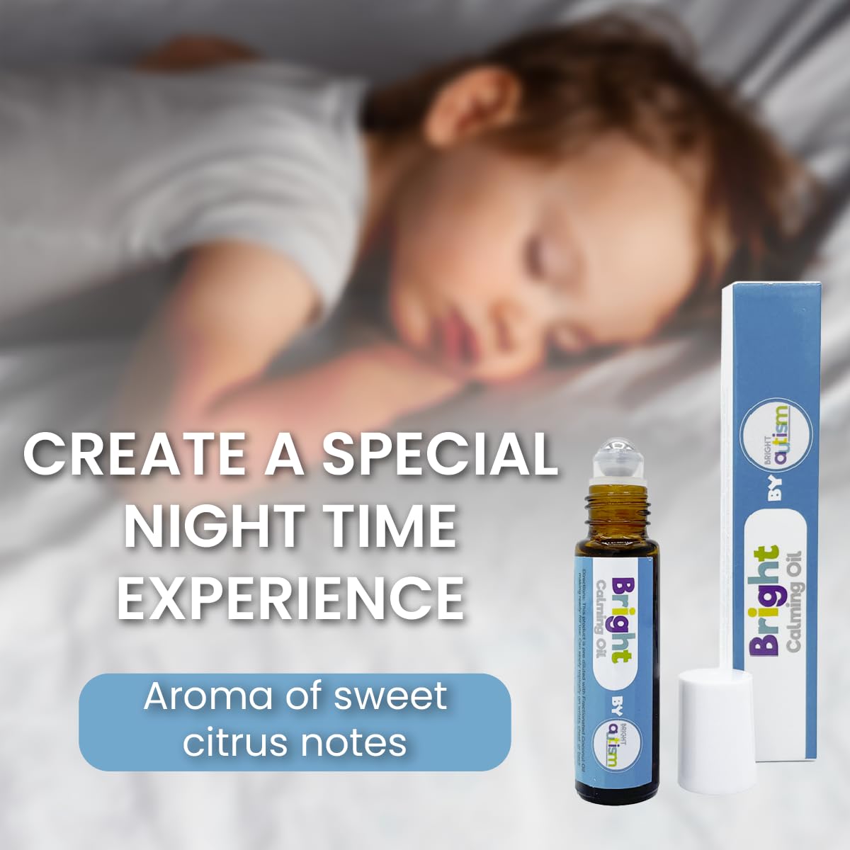 Bright Calming Oil application pieds, aide à la transition nocturne.
