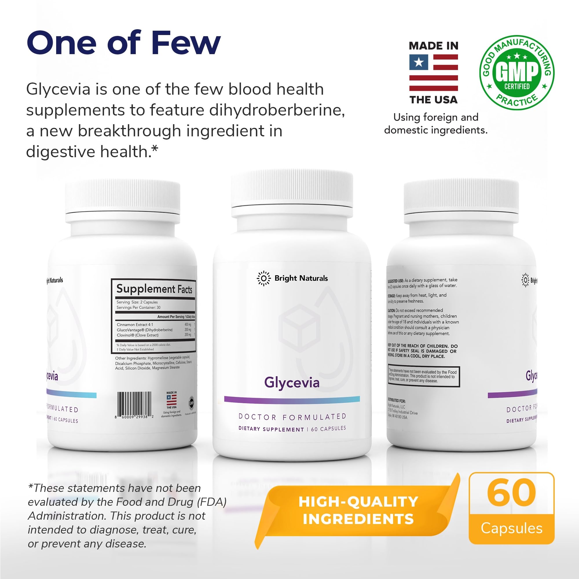 Bright Naturals Glycevia — extrait cannelle pour optimiser les bienfaits naturels