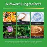 Capsules Bright Naturals Vital Detox – prise matin pour soutien possible de la digestion.
