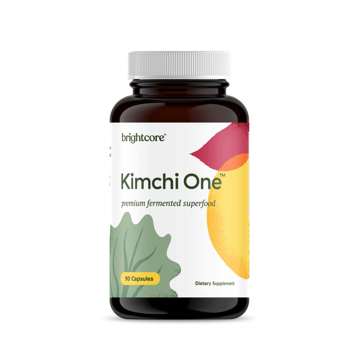 Brightcore Kimchi One – capsules véganes, soutien potentiel à la flore intestinale.