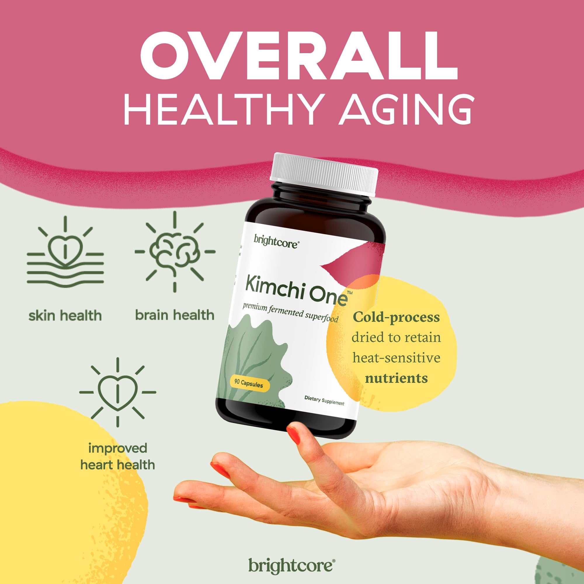 Brightcore Kimchi One – emballage responsable et respectueux de l'environnement.