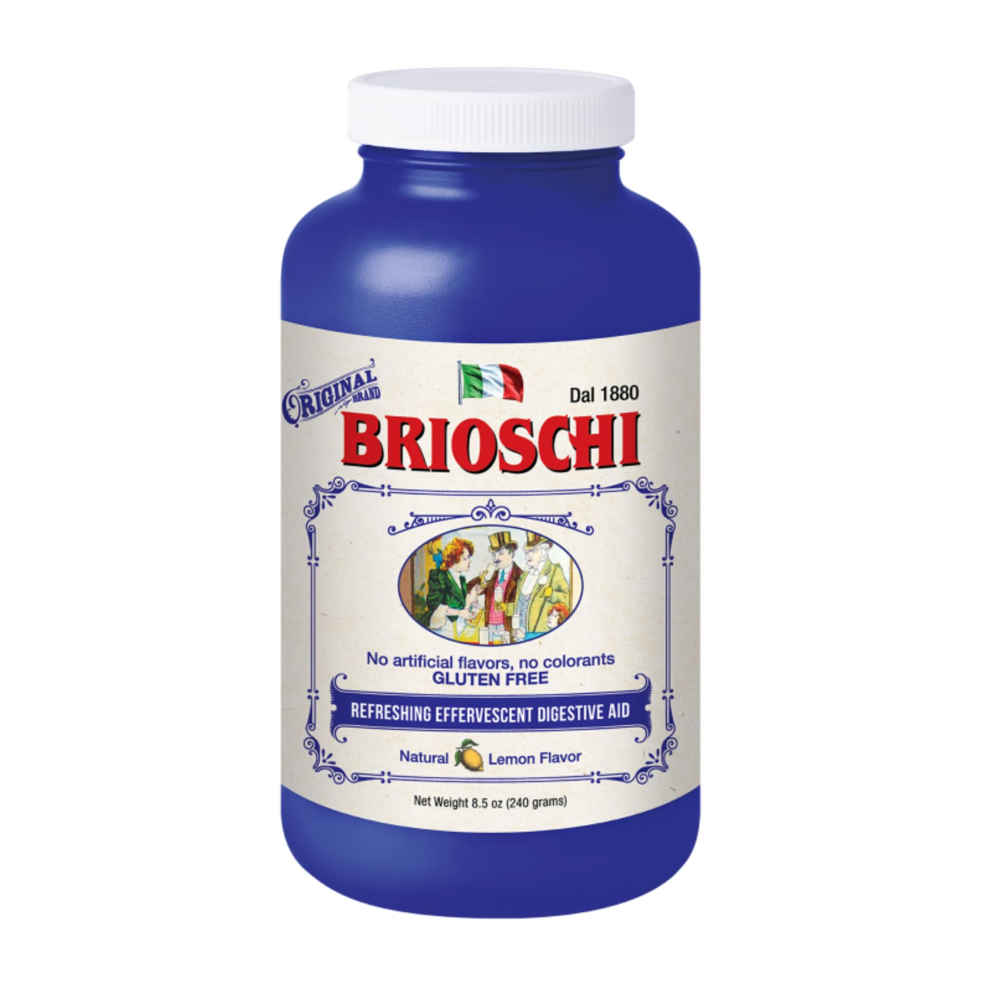 Brioschi Citron: tranche de citron illustrant le goût rafraîchissant