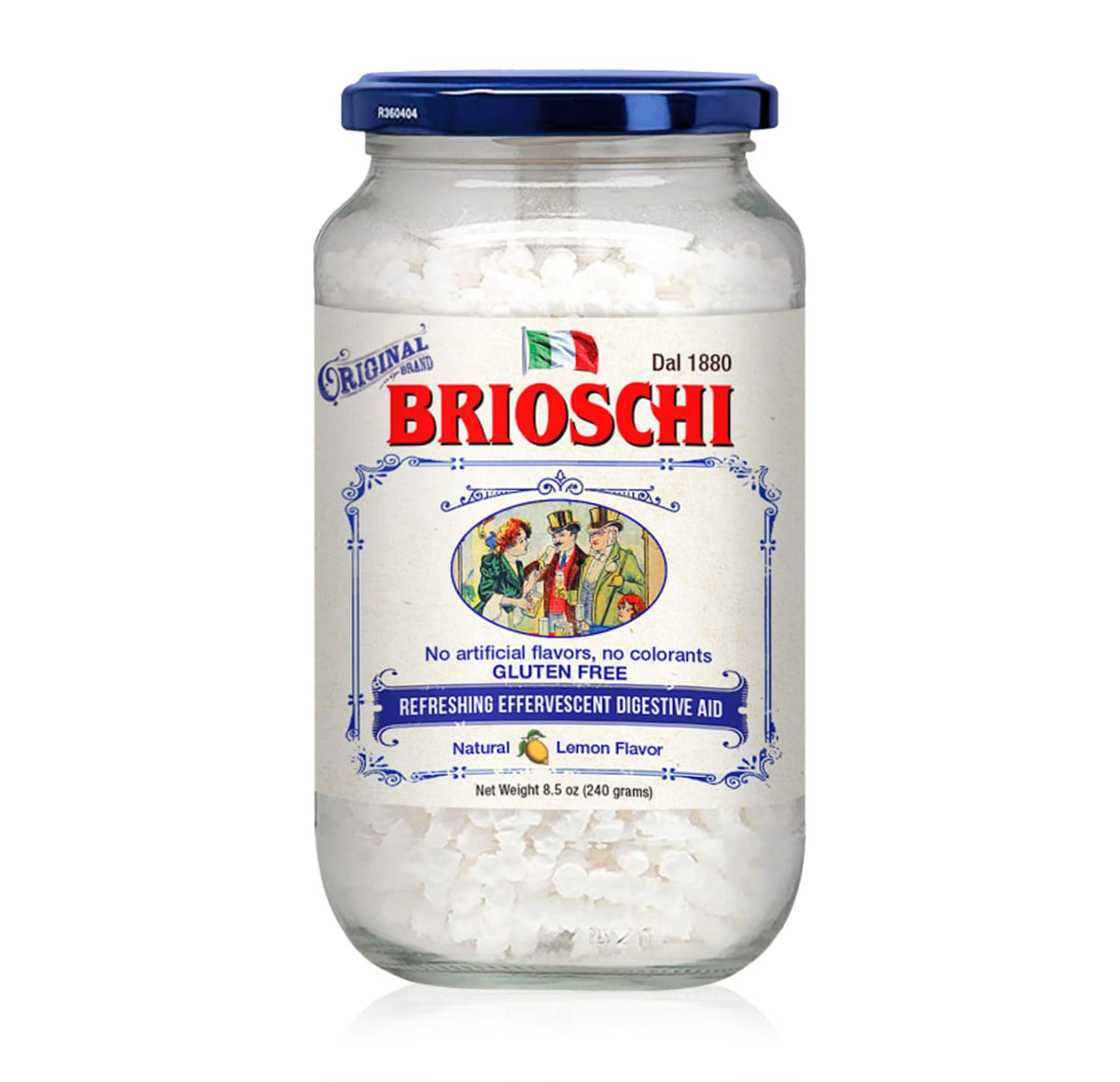 Brioschi effervescent citron dans un verre, expérience rafraîchissante et rapide.