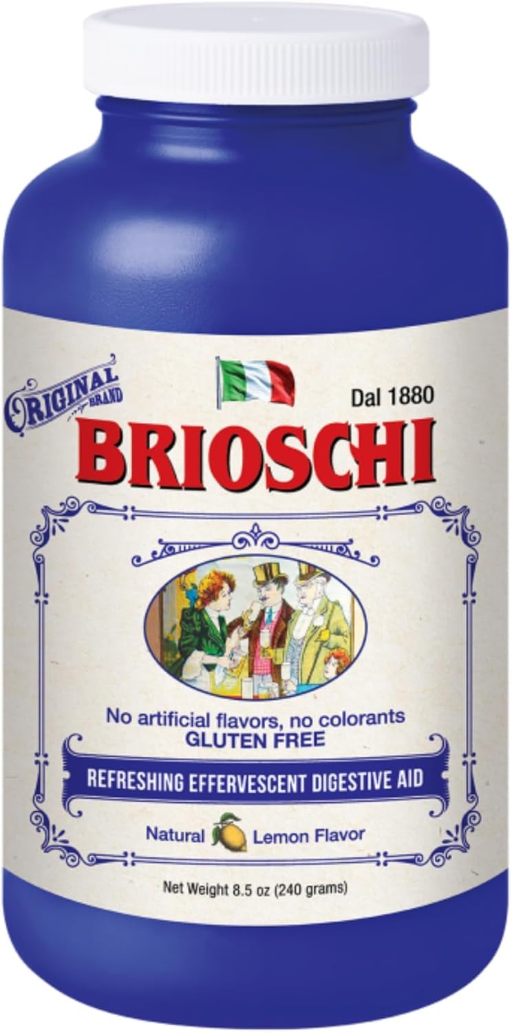 Brioschi Limon, bouteille d'effervescent citron prête à l'emploi.