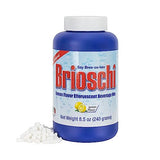 Brioschi Limon dans un verre, dissolution rapide et pétillante.