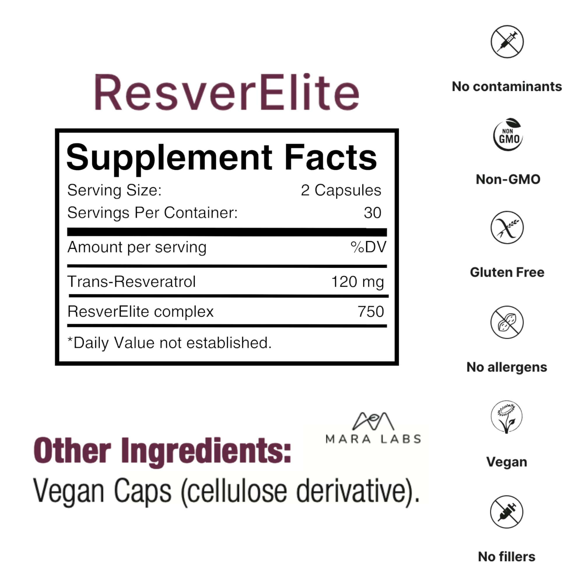 Brocelite ResverElite capules proches, facilité d'ingestion et potentiel soutien quotidien.