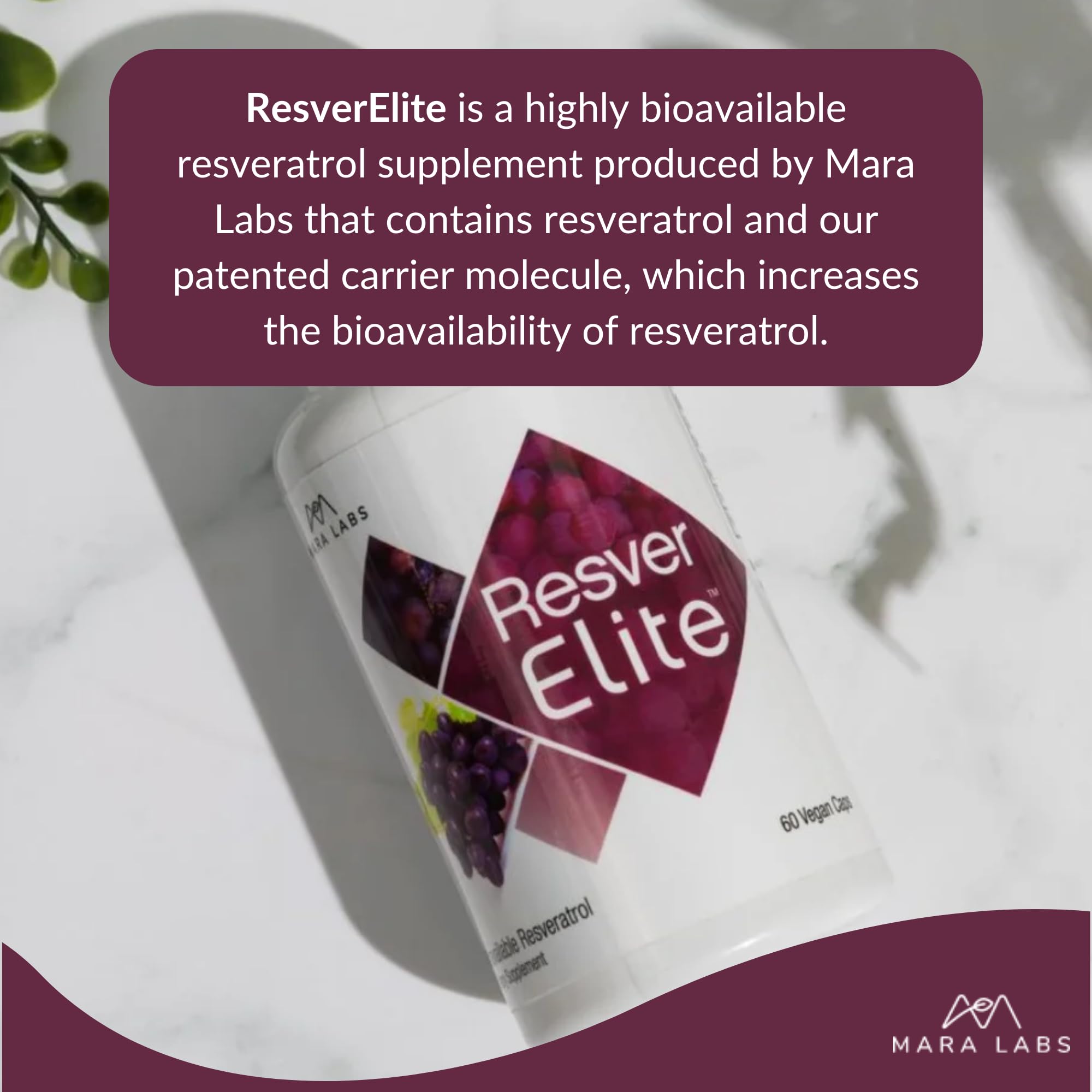 Brocelite ResverElite emballage écoresponsable, choix durable pour votre routine santé.