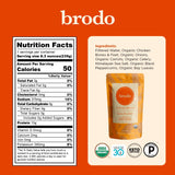 Brodo collagene-proteine-verre, apport de protéines pour la routine quotidienne.
