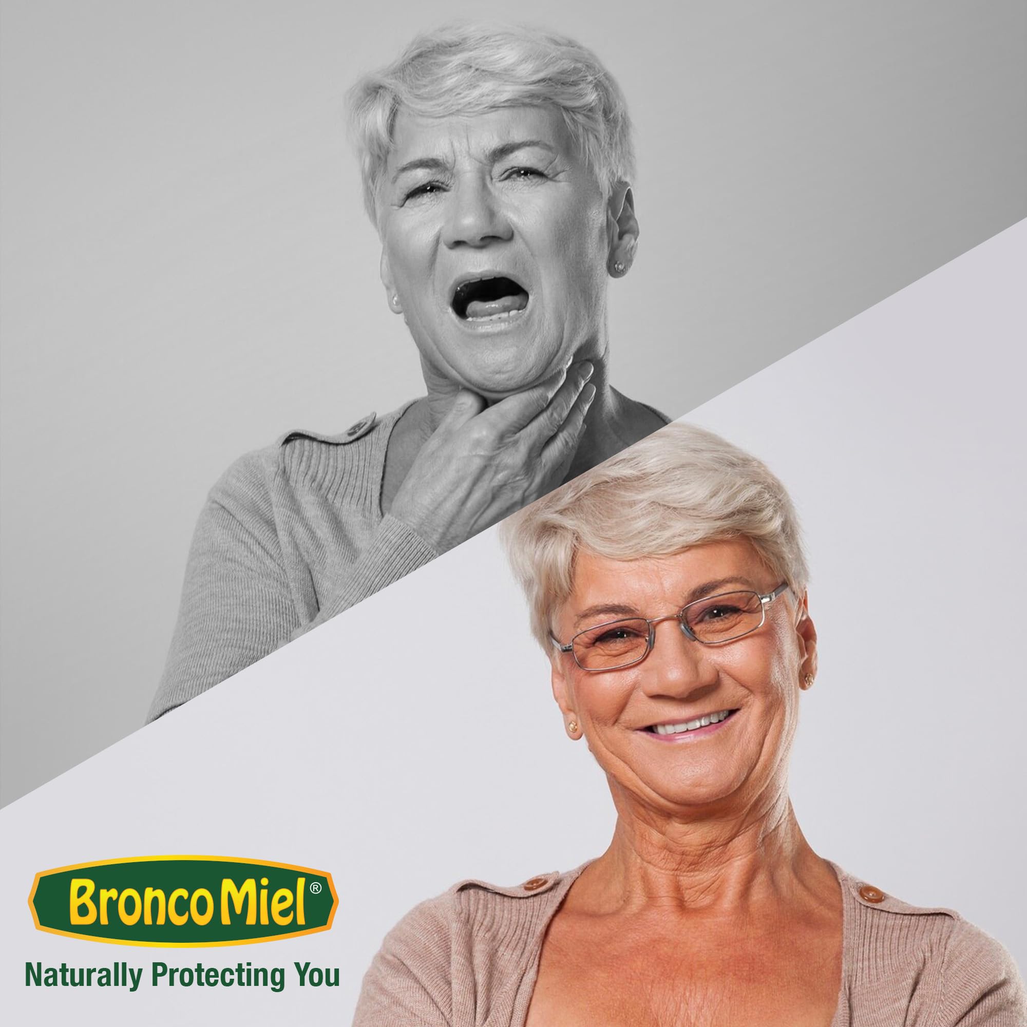 BRONCOMIEL Format 8 oz portable, idéal à la maison ou en déplacement.